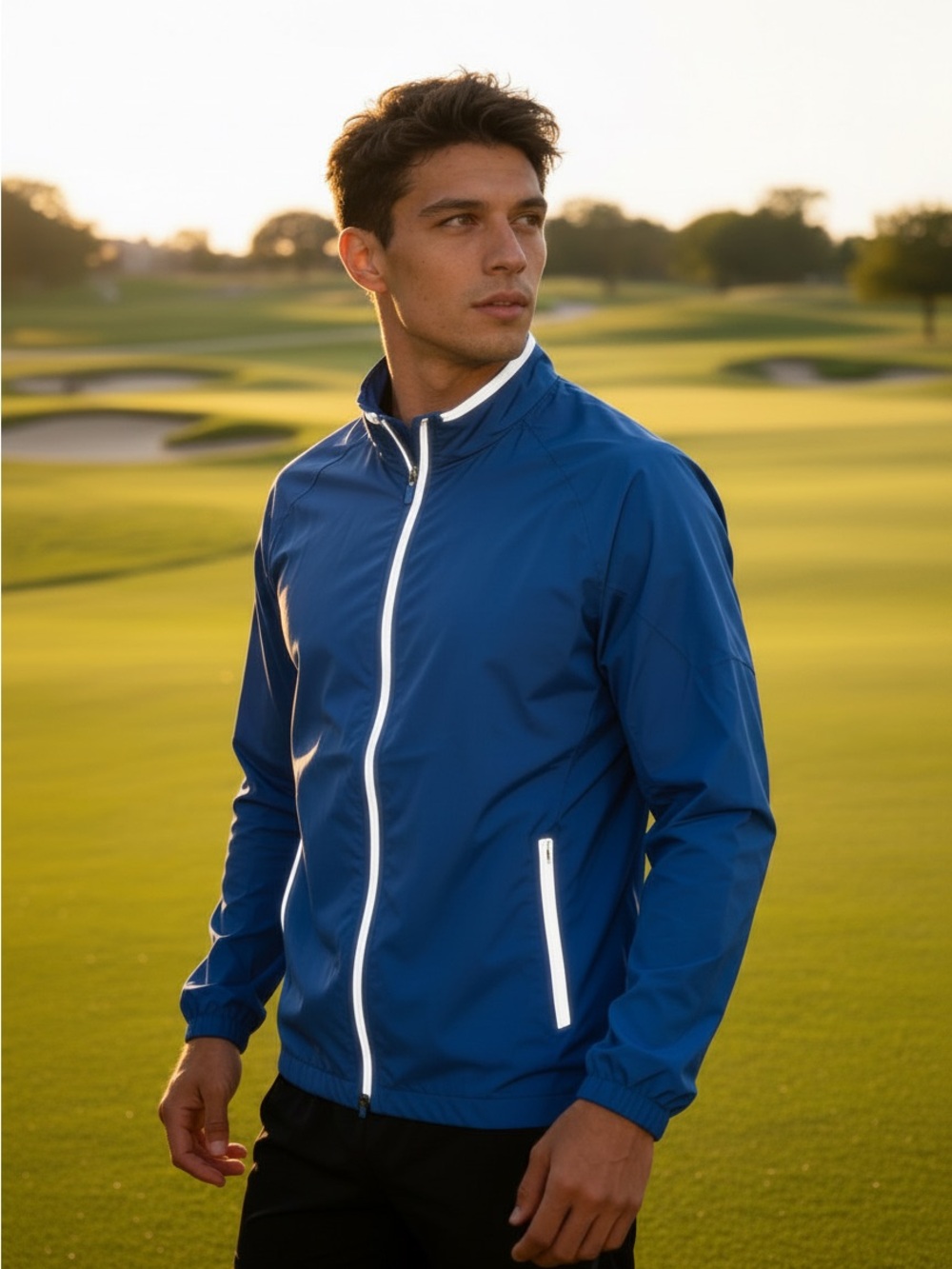 Kenneth Cole Golf Full Zip Performance Windbreaker S NWT